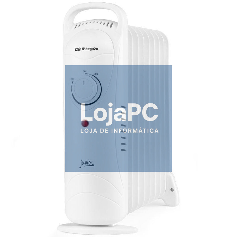 Radiador de Aceite Orbegozo RO 1220/ 1 Potencia/ 1200W/ 9 Elementos Caloríficos