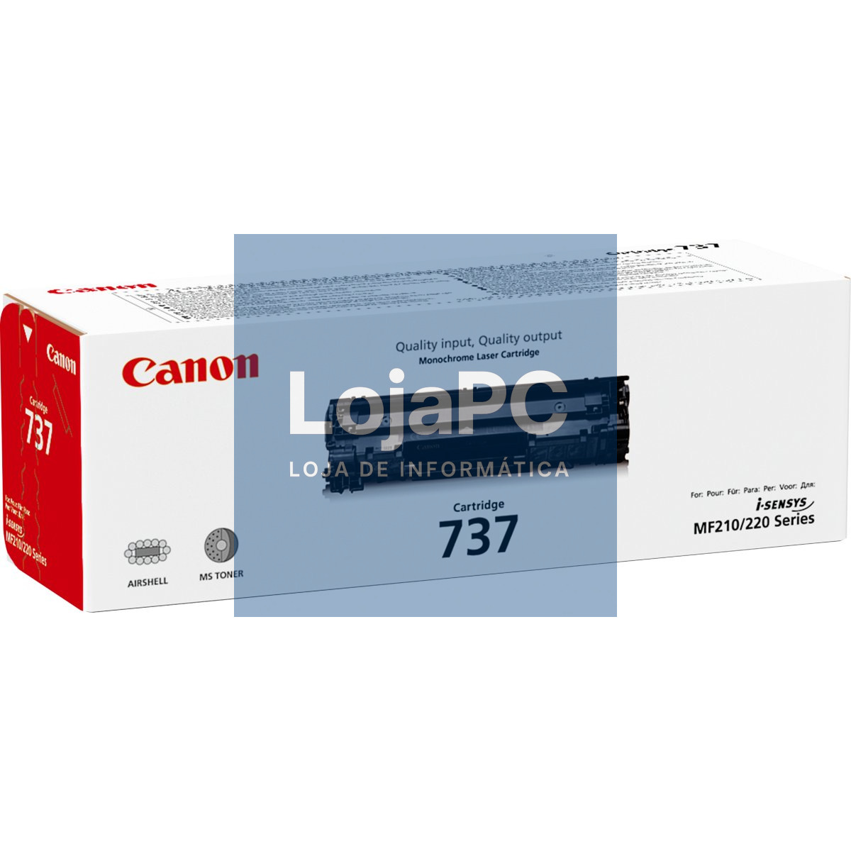 CANON CRG-737 toner cartridge black standard capacity 2.100 pages 1-pack