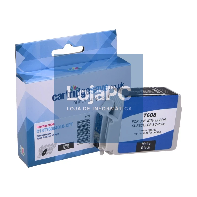 Tinteiro EPSON T6708 Preto Mate - SureColor SC-P600