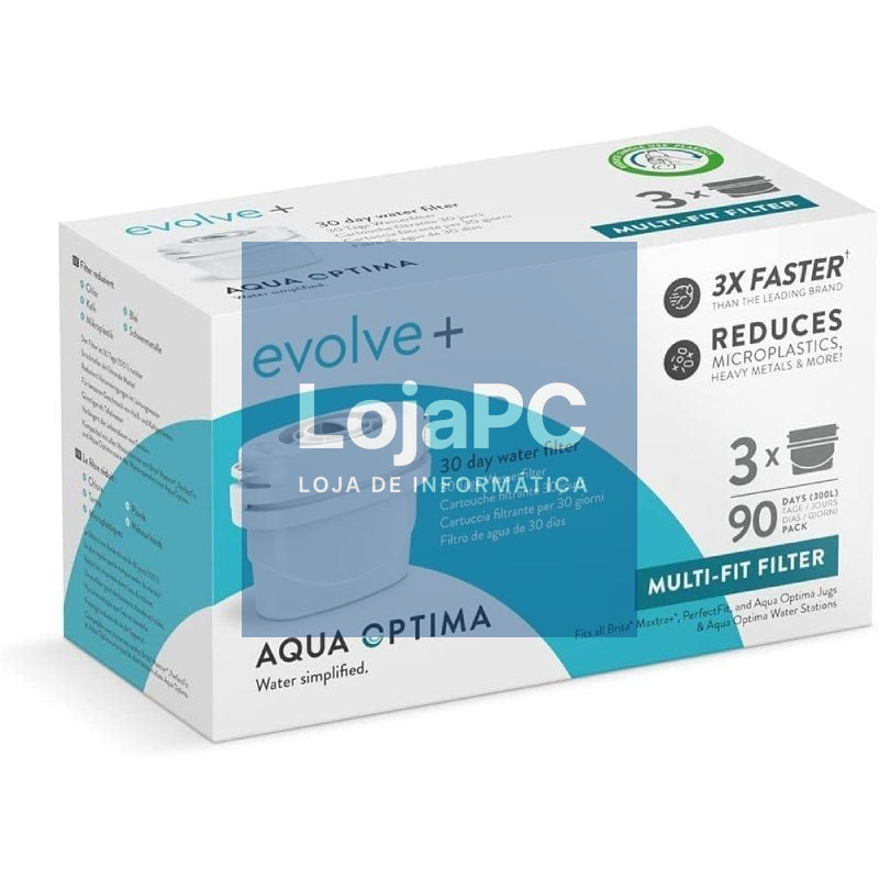 Filtros Aqua Optima Envolve +/ Pack 3