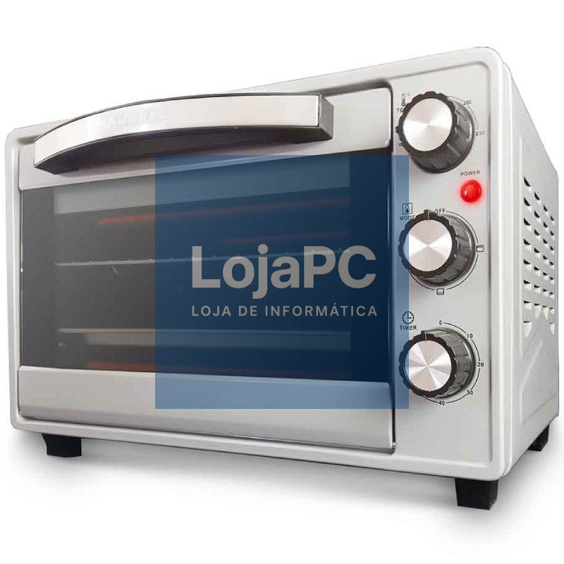 Horno de Secretária Grunkel HR-23SILVER/ 1600W/ Capacidade 23L/ Prateado