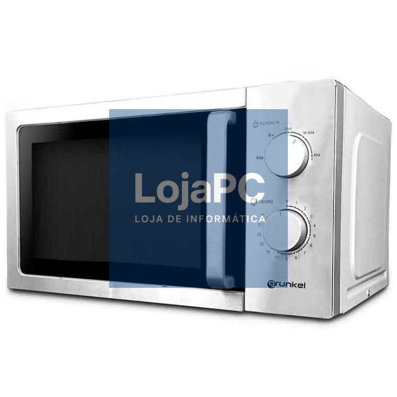 Microondas Grunkel MW-20INOX/ 700W/ Capacidade 20L/ Funcion Grill/ Prateado