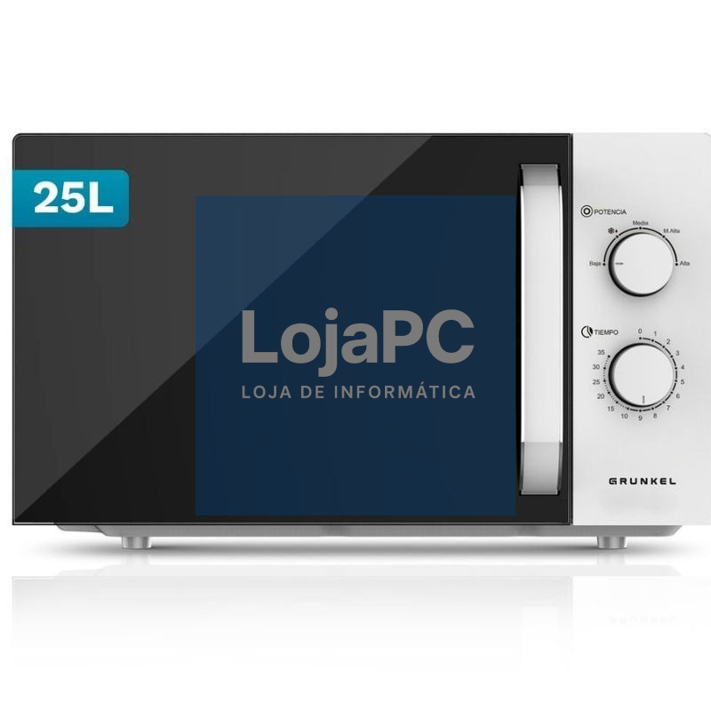 Microondas Grunkel MW-25EASY/ 850W/ Capacidade 25L/ Branco