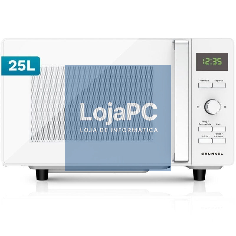 Microondas Grunkel MWD-25FLAT/ 800W/ Capacidade 25L/ Branco