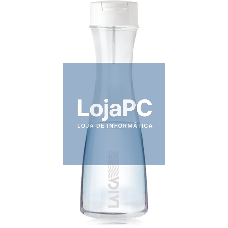 Frasco Filtrante Laica GlaSSmart/ Capacidade 1.1L/ Branca/ inclui 2 Filtros