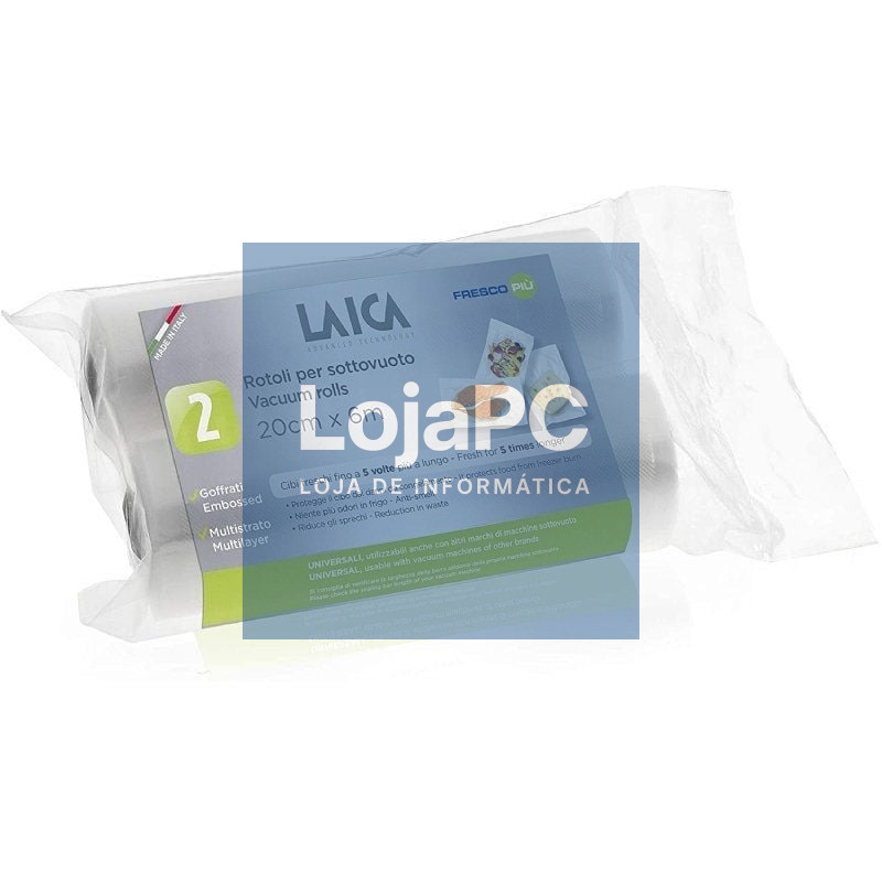 Bolsa para envasar al vacío Laica VT3508/ 20 x 600cm