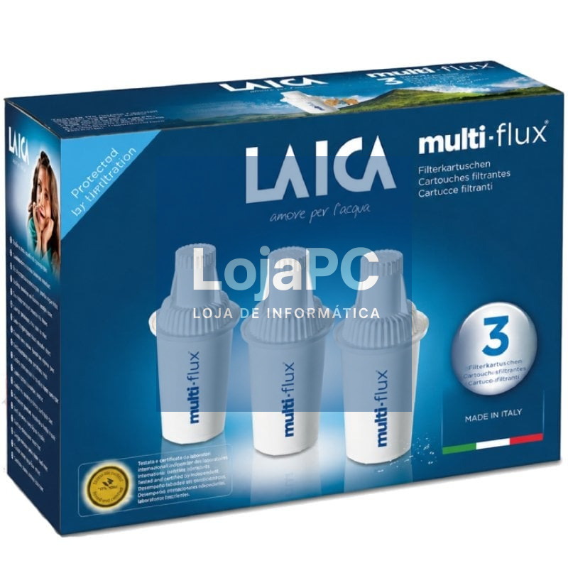 Tinteiro de Filtro de Agua Laica MULTI-FLUX F3A3/ Pack de 3 unidades