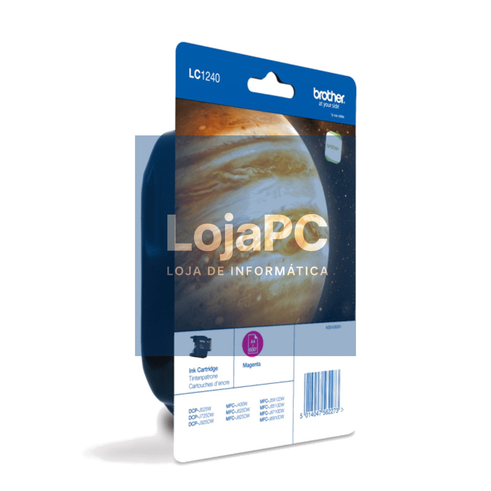 BROTHER LC-1240 ink cartridge magenta high capacity 600 pages 1-pack blister without alarm