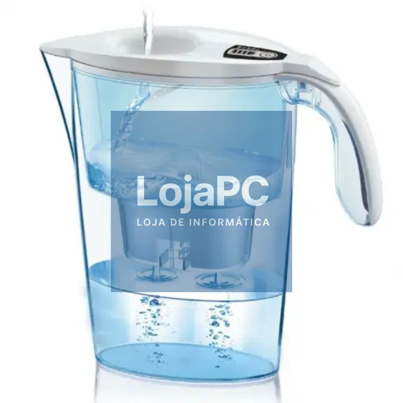 Pack Jarra Filtrante Laica Stream AlkaWater/ 2.3L/ Branca/ Jarra + 1 Filtro AlkaWater