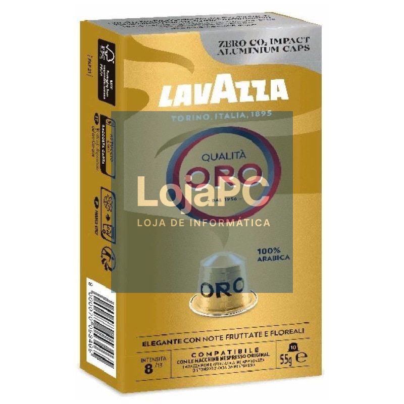 Cápsula Lavazza Qualitá Oro para cafeteras Nespresso/ Caixa de 10