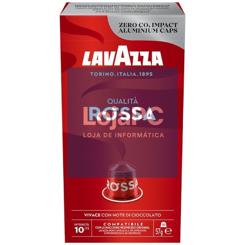 Cápsula Lavazza Qualitá Rossa para cafeteras Nespresso/ Caixa de 10