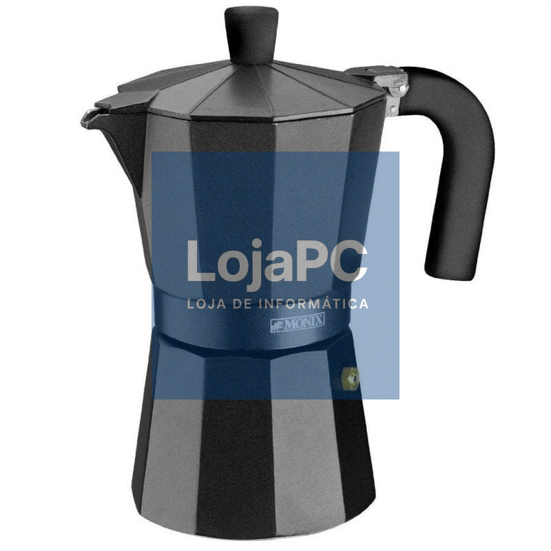 Cafetera Italiana Monix Noir M640012/ 12 Tazas/ Preta