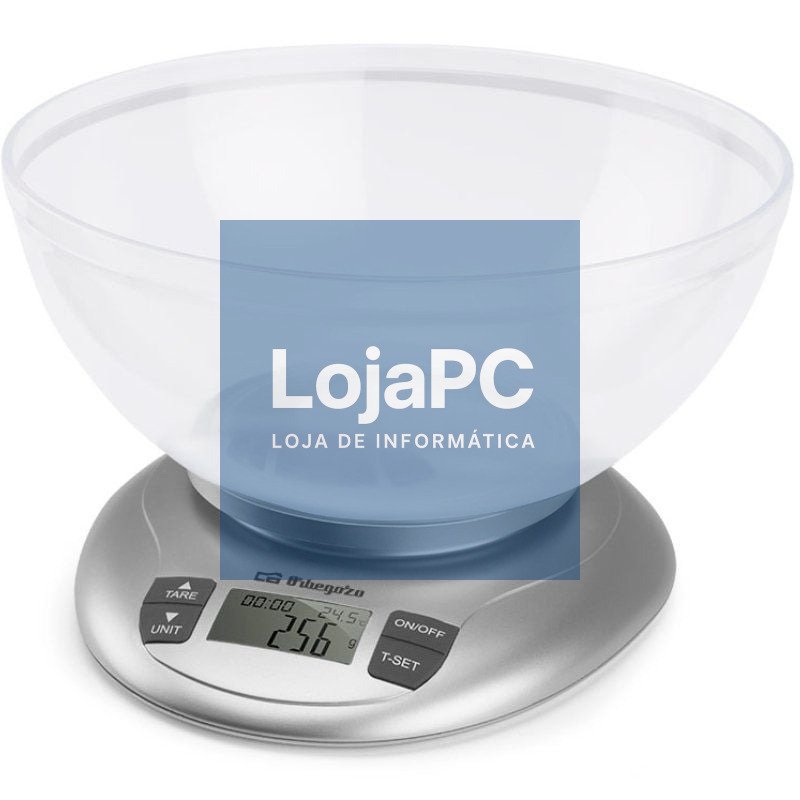Báscula de Cocina Electrónica Orbegozo PC 2017 A/ até 3.5kg/ Prateado