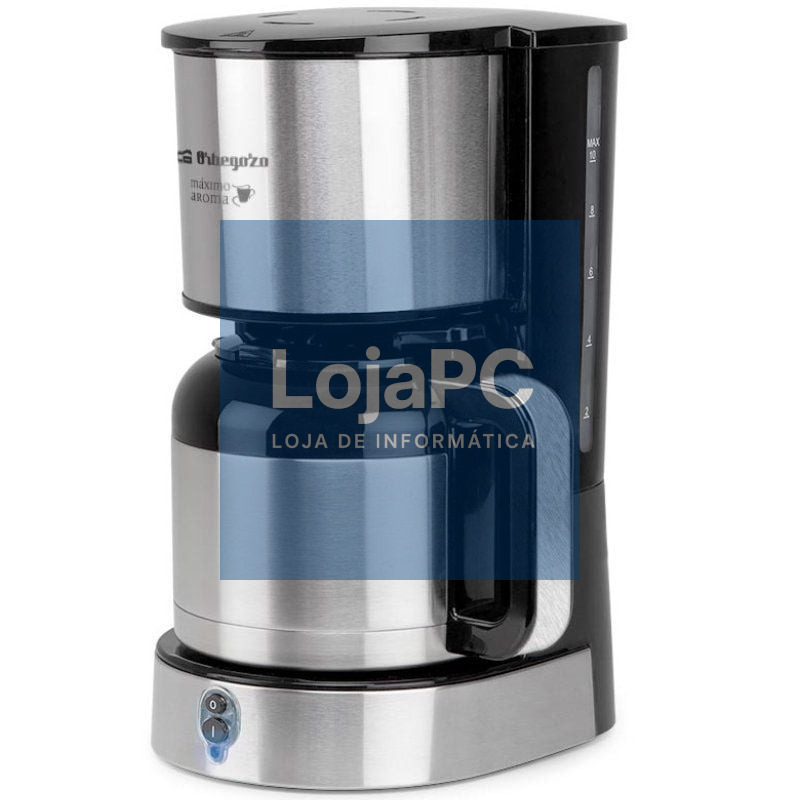 Cafetera de Goteo Orbegozo CG 5020/ 12 Tazas/ Prateado
