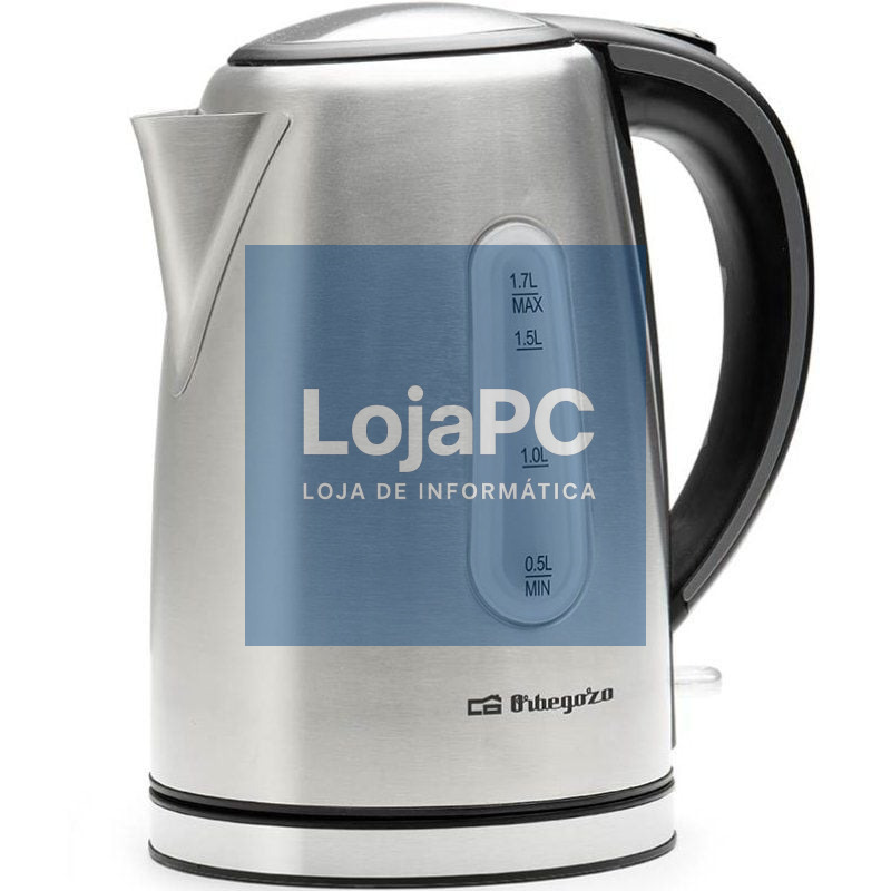 Hervidor de Agua Orbegozo KT 6024/ 2200W/ Capacidade 1.7L