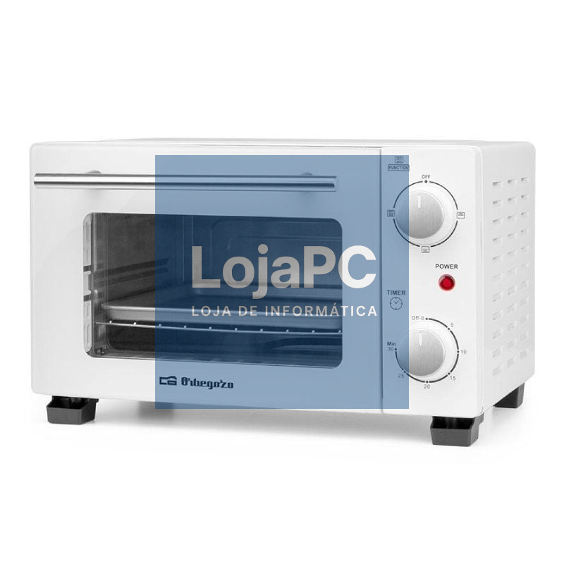 Horno de Secretária Orbegozo HO 975/ 800W/ Capacidade 10L/ Branco