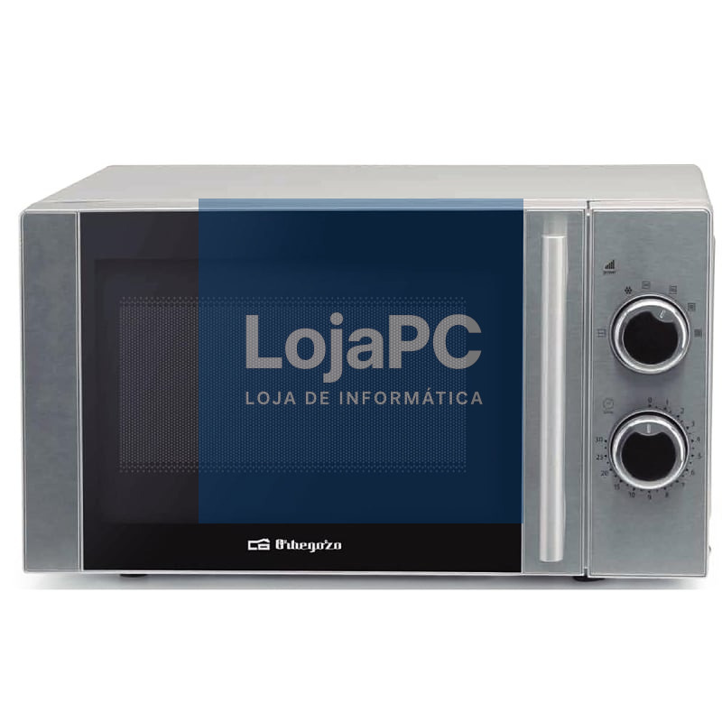 Microondas Orbegozo MI 2080/ 700W/ Capacidade 20L/ Prateado