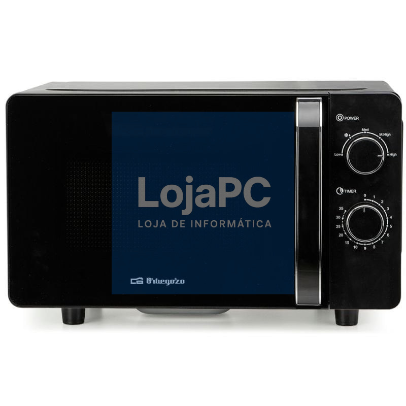 Microondas Orbegozo MI 2061 CE/ 700W/ Capacidade 20L/ Preto