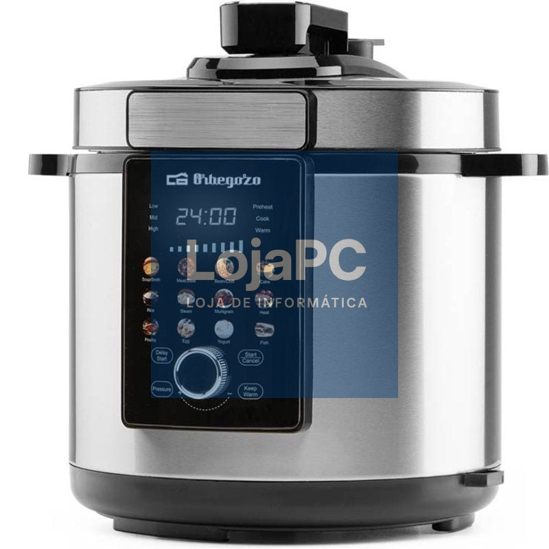 Olla Eléctrica Programable Orbegozo HPE 6500/ 1000W/ Capacidade 6L