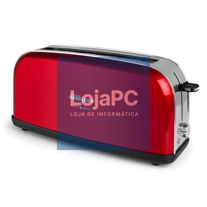 Tostador Vintage Orbegozo TOV 6200/ 850W/ Vermelho