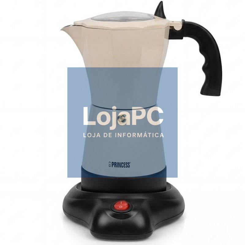 Cafetera Italiana Eléctrica Princess 249431/ 480W/ 6 Tazas