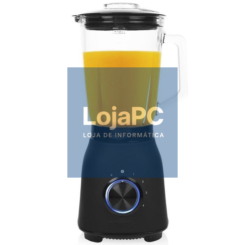 Batidora de vaso Princess Black Steel 212092/ 1000W/ 4 Velocidades/ Capacidade 1.5L