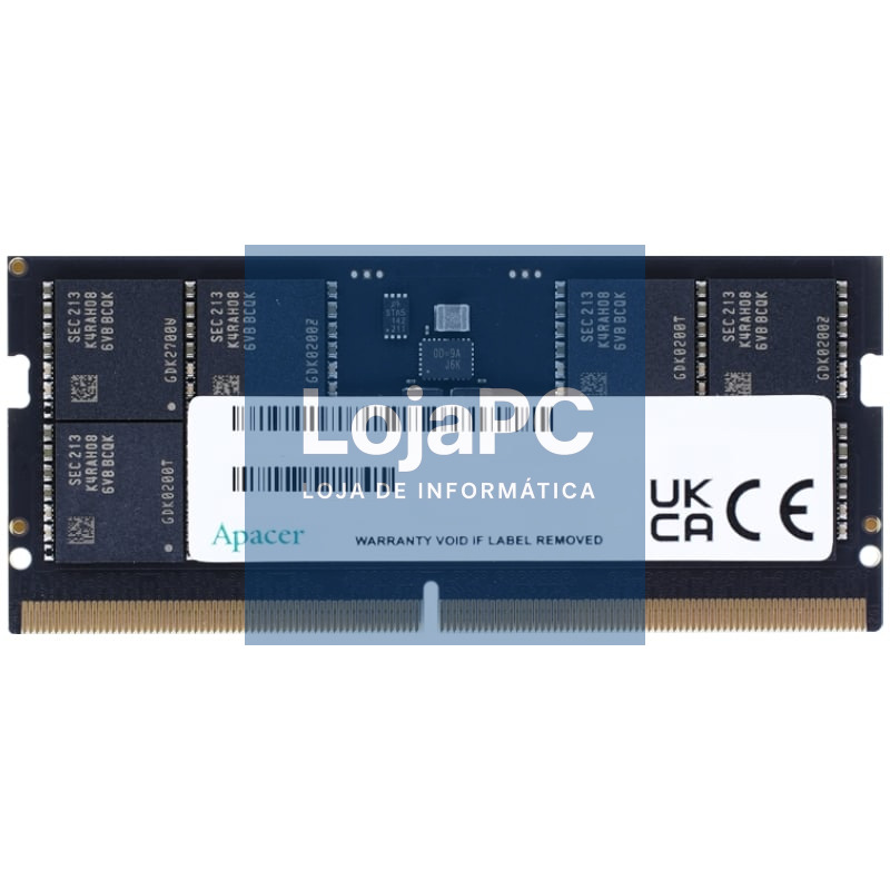 Memória RAM Apacer FS.16G2C.PKH 16GB/ DDR5/ 5600MHz/ 1.1V/ CL46/ SODIMM