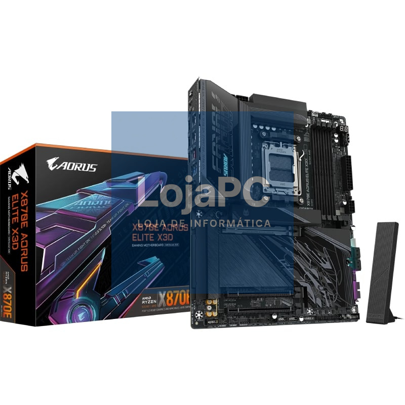 Placa-mãe Gigabyte X870E A ELITE X Socket AM5/ DDR5/ PCIe 5.0