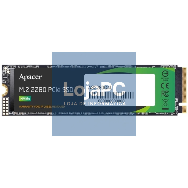 Disco SSD Apacer AS2280Q4L 512GB/ M.2 2280 PCIe Gen4/ Full Capacity