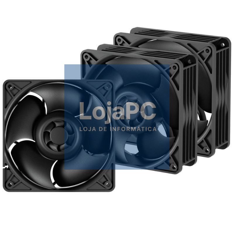 Pack de 3 Ventoinhas Arctic S12038-4K/ 12cm