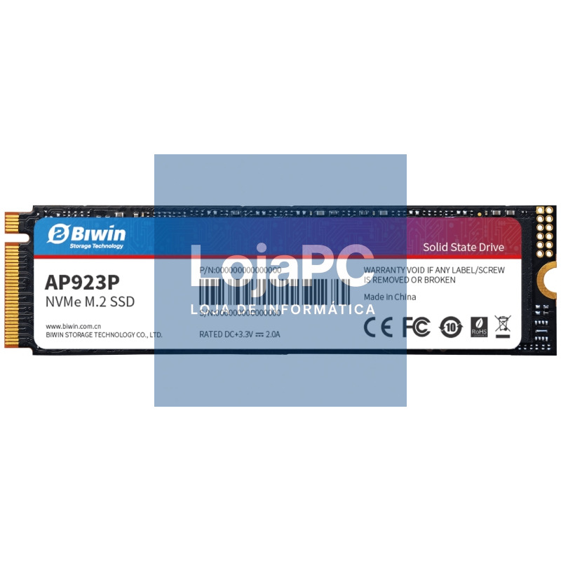 Disco SSD Biwin AP923P 512GB/ M.2 2280 PCIe Gen4/ Full Capacity