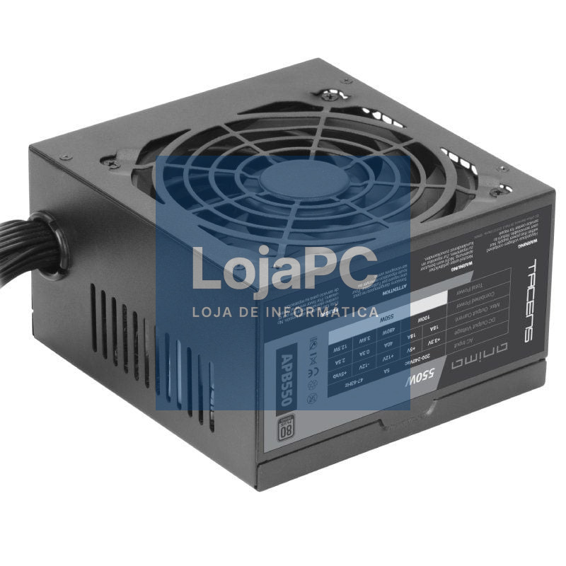 Fonte de alimentação Anima APB550/ 550W/ Ventoinha 12cm/ 80 Plus Bronze