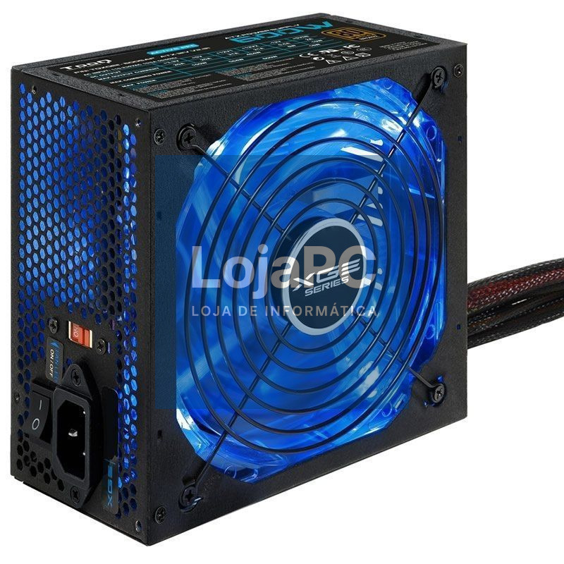 Fonte de alimentação TooQ TQXGEII-800SAP/ 800W/ Ventoinha 14cm/ 80 Plus Bronze