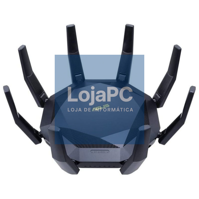 Router sem fios Asus RT-AX89X/ WiFi 6/ 6000Mbps/ 2.4GHz 5GHz/ 8 Antenas/ WiFi 802.11ax/ac/n/a/ - n/b/g