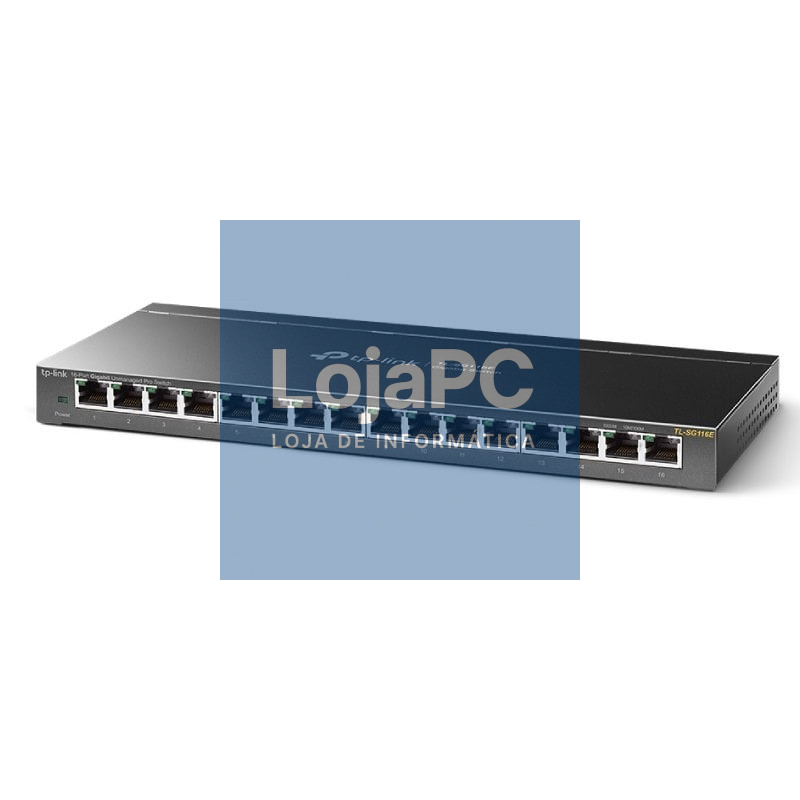 Switch TP-Link TL-SG116E 16 Portas/ RJ-45 10/100/1000