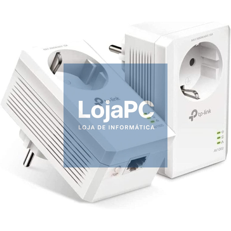 Adaptador Powerline TP-Link TL-PA7017P KIT AV1000 1000Mbps/ Alcance 300m/ Pack de 2