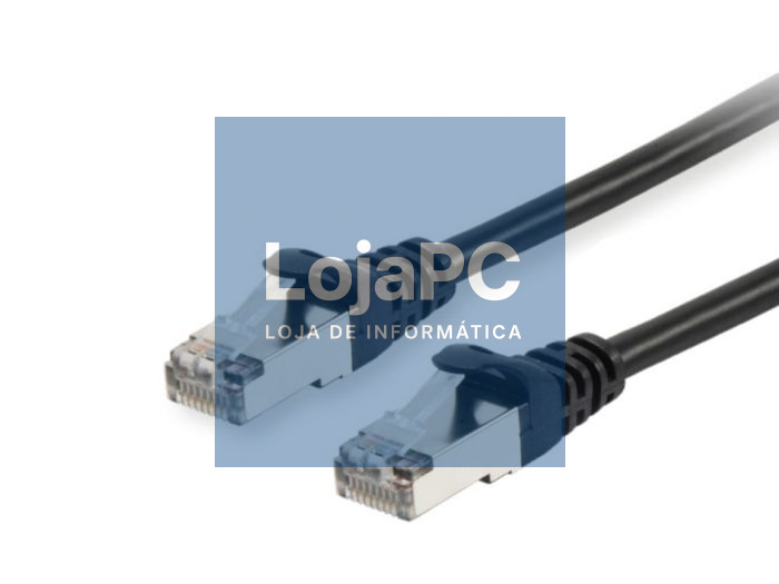 Equip Cat.6A S/FTP Patch Cable, 15m, Black