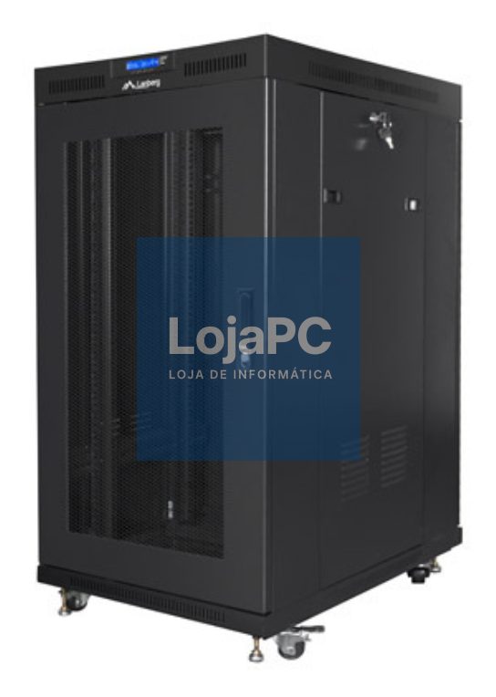 Lanberg FF01-8022-23BL armário rack 22U Rack o bastidor independiente Preto