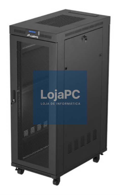 Lanberg FF01-6032-23BL armário rack 32U Rack o bastidor independiente Preto