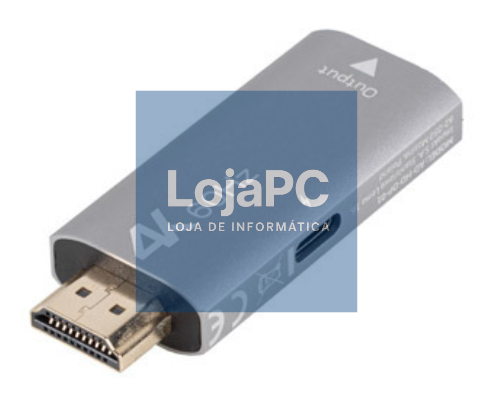 Lanberg AD-HD-DP-01 adaptador de cabo de vídeo 0 m HDMI tipo A (Padrão) DisplayPort Prateado