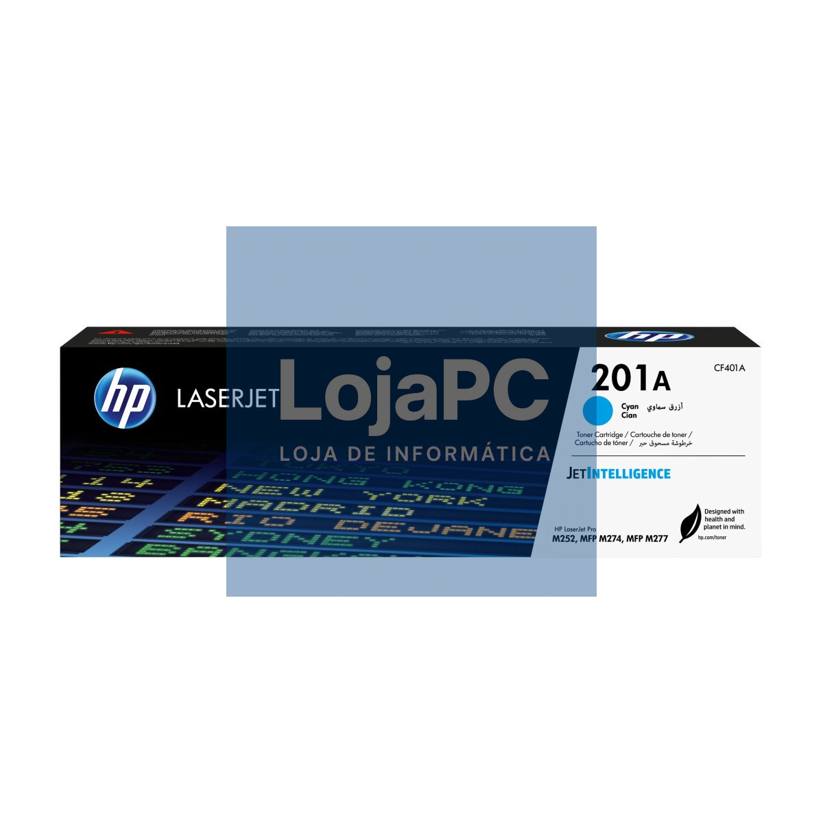 HP 201A original Toner cartridge CF401A cyan 1.330 pages standard capacity