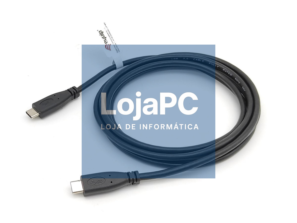 Equip USB 2.0 C to C Cable, M/M, 2.0m, Black, 480M transfer