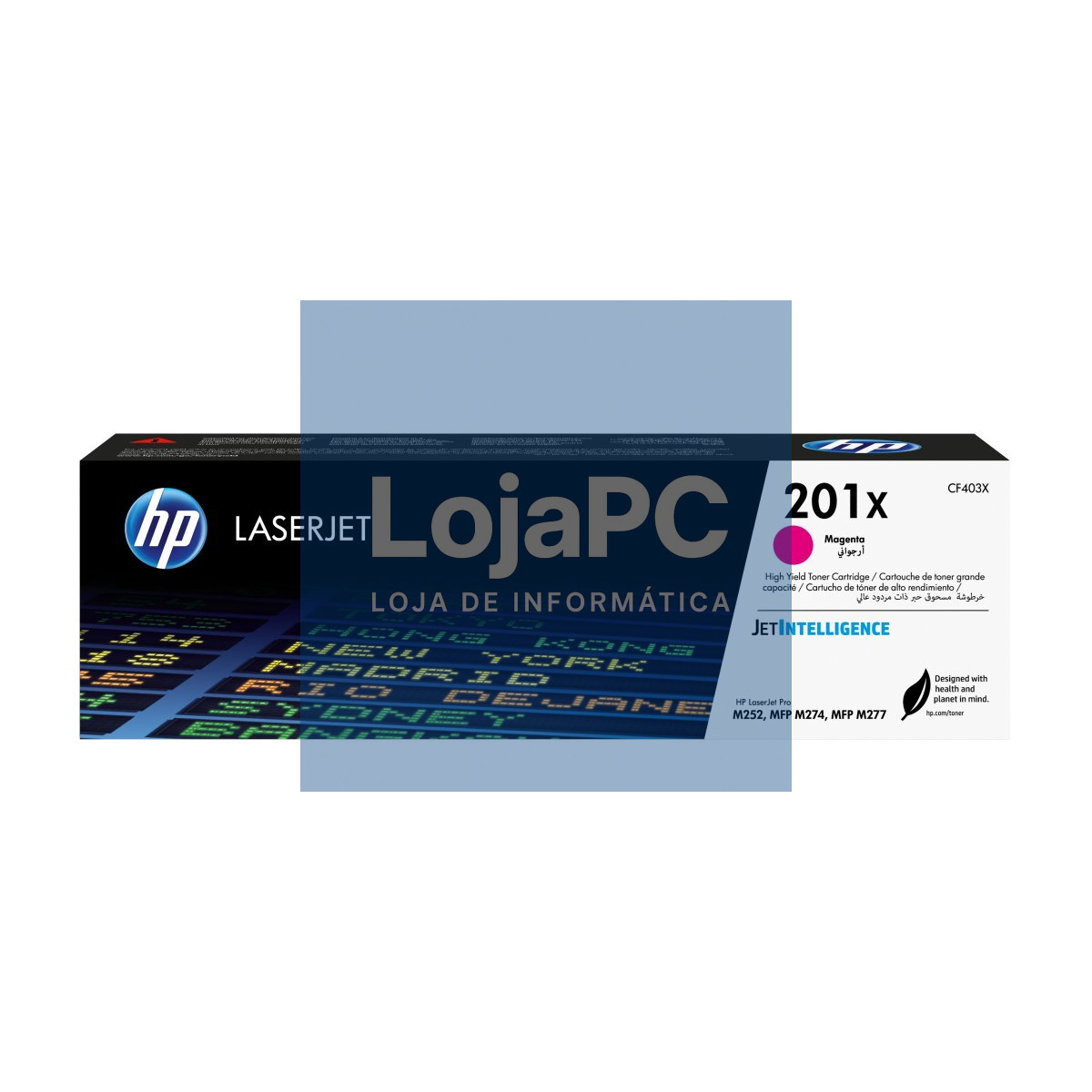 HP 201X original Toner cartridge CF403X magenta 2.300 pages high capacity