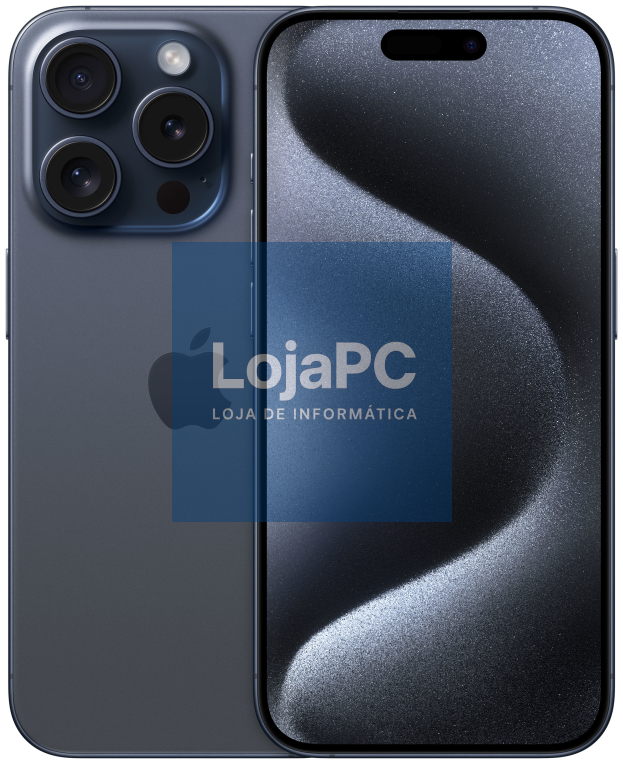 Apple iPhone 15 Pro 15,5 cm (6.1") SIM duplo iOS 17 5G USB Tipo C 1 TB Titânio, Azul
