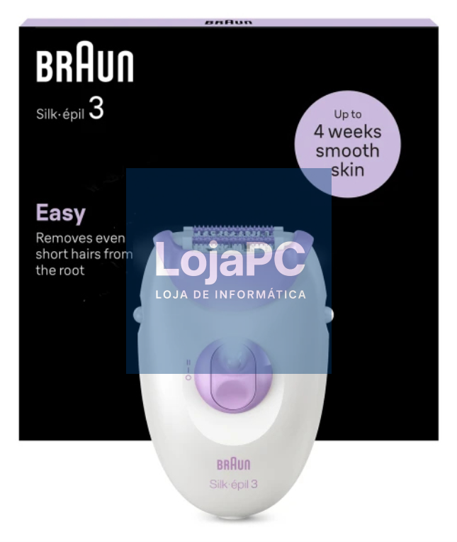 Braun Silk-épil 3 3-000 20 pinzas Púrpura, Branco