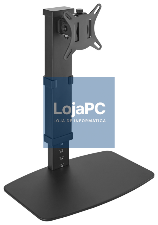 AISENS Suporte de mesa Eco Rotativo E Inclinável para Monitor/tv 8kg De 17-32, Preto