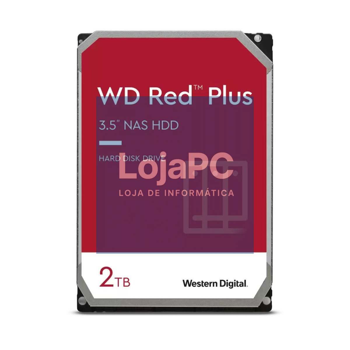 Western Digital WD Red HDD 2 TB - interno - 3.5" - SATA 6Gb/s - 5400 rpm - buffer: 64 MB