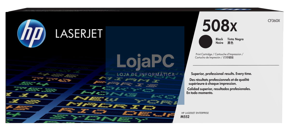 HP 508X original Toner cartridge CF360X black 12.500 pages high capacity