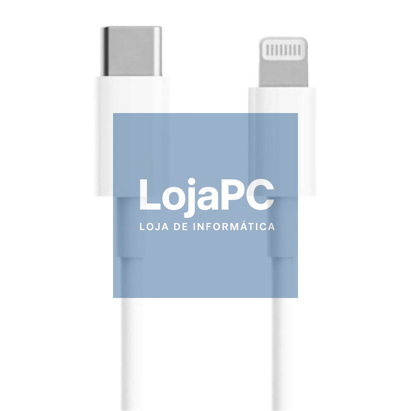 Cabo USB 2.0 Tipo-C Lightning Xiaomi BHR4421GL/ USB Tipo-C Macho - Lightning Macho/ até 18W/ 480Mbps/ 1m/ Branco