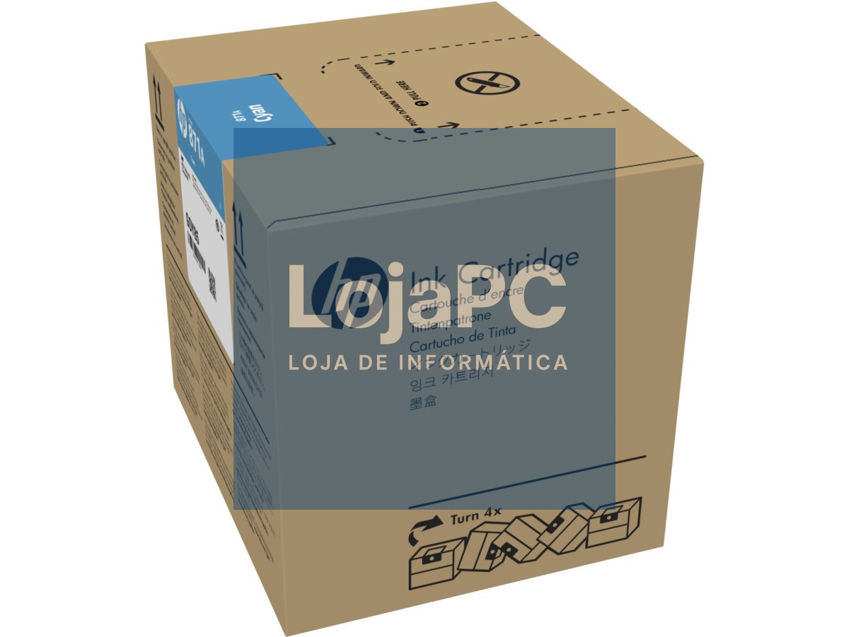 HP 871C 3L Cyan Latex Ink Cartridge